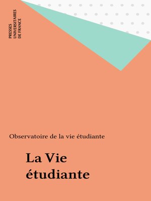 cover image of La Vie étudiante